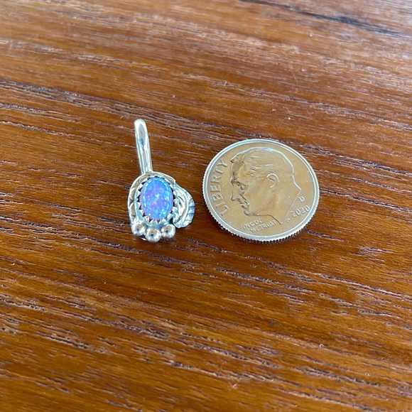 Opal & Sterling Pendant - Picture 3 of 4